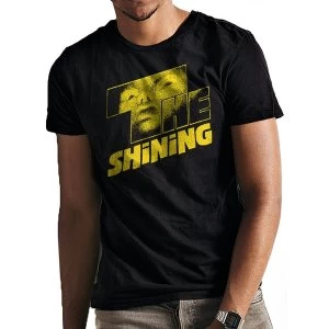 Image of The Shining - Yellow Logo Mens Medium T-Shirt - Black