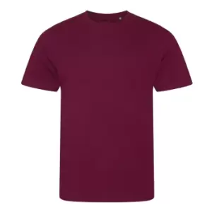 Image of Ecologie Mens Organic Cascades T-Shirt (S) (Burgundy)