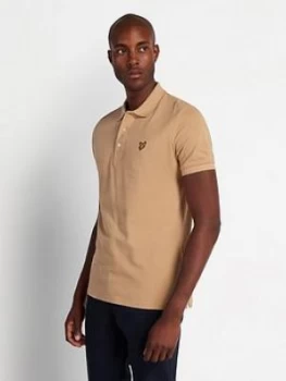 Image of Lyle & Scott Plain Polo Shirt - Sand