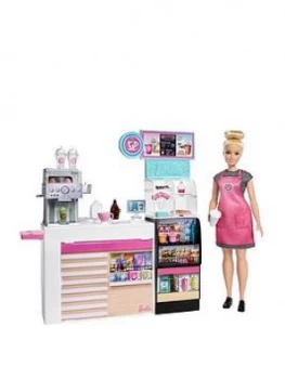 Image of Barbie Coffee Shop And Doll