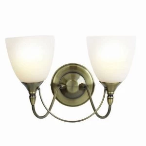 Image of Village At Home Nottingham Wall Light - Brass