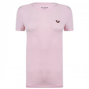 Image of True Religion Crafted t Shirt - Pink/Gold SMU