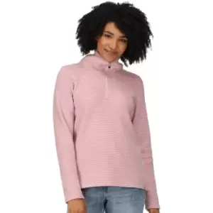 Image of Regatta Womens/Ladies Solenne 1/4 Zip Symmetry Fleece Casual Jacket 12 - Bust 36' (92cm)