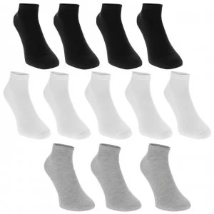 Image of Donnay Trainer Socks 12 Pack Childrens - Multi Asst