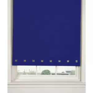 Image of Roller Blind Sq. Eyelet 60 x 165cm Royal Blue