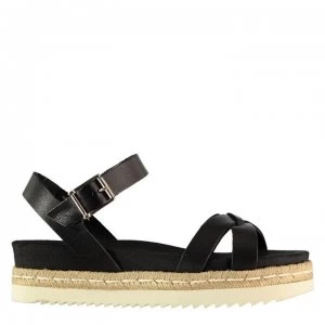 Image of Firetrap Firetrap Seville Espadrille Sandals - Black