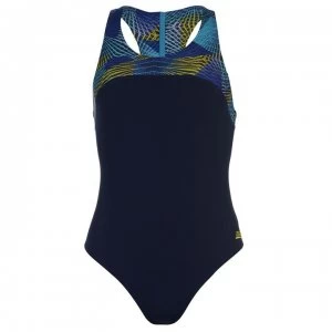 Image of Zoggs Spiro Zipped Back Swimsuit