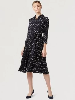 Image of Hobbs Lainey Dress - Navy/Bamboo