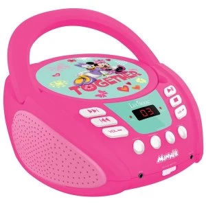 Image of Lexibook RCD108MN Disney Minnie Boombox Radio CD Player UK Plug