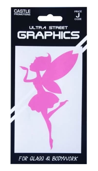 Image of Outdoor Grade Vinyl Sticker - Kiss Fairy- CASTLE PROMOTIONS- GR147