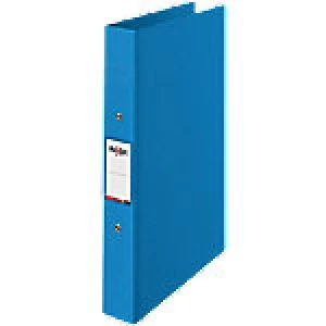 Image of Rexel Ring Binder Polypropylene A4 2 ring 25mm Blue