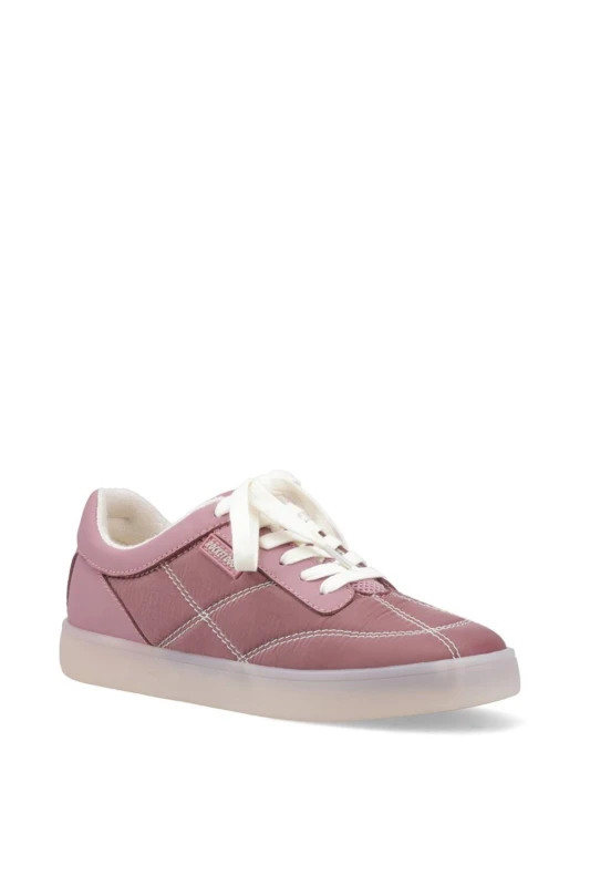 Image of Rocket Dog Womens Kitty Nylon PU Trainers in Mauve Size: 7 Mauve Female 7