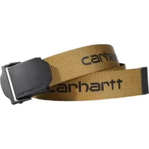 Image of Carhartt Mens Signature Graphic Logo Heavy Nylon Webbing Belt L - Chest 42-44' (107-112cm)