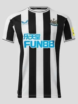 Image of Castore Newcastle Mens 22/23 Home Stadium Replica Shirt - Black/White Size M Men