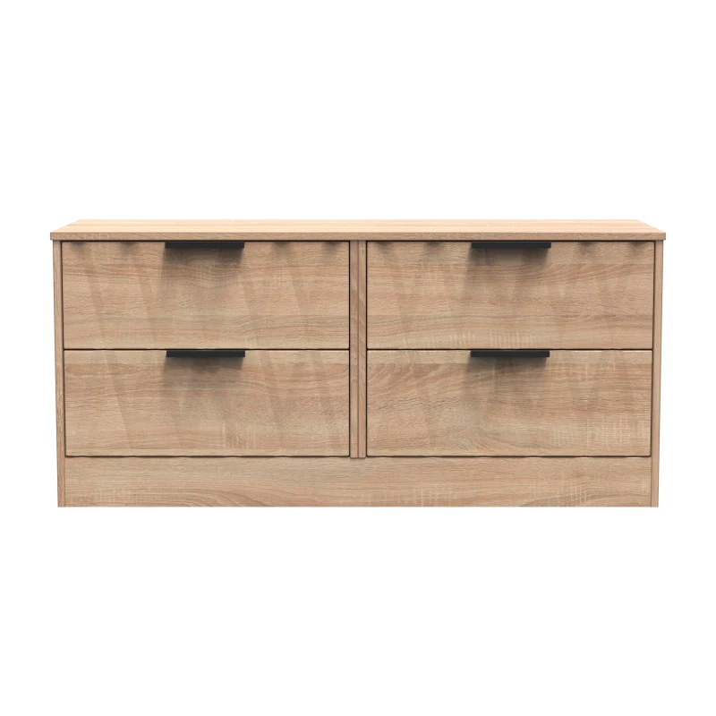 Image of Ready Assembled 2 U Washington 4 Drawer Bed Box (Ready Assembled) in Light Oak Light Oak Unisex