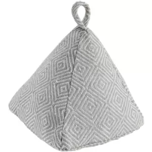Image of Nicola Spring - Chevron Door Stop - 20cm - Grey