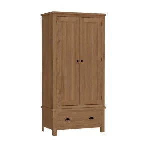 Image of Rosewell Natural Oak Double Wardrobe