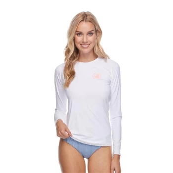 Image of Body Glove Long Sleeve Rash Vest - Snow