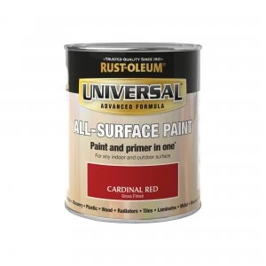Image of Rust-Oleum Cardinal Red Gloss Universal All-Surface Paint Rust Oleum Cardinal Red
