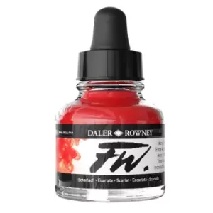 Image of Daler-Rowney FW Artists Acrylic Ink 29.5ml Scarlet