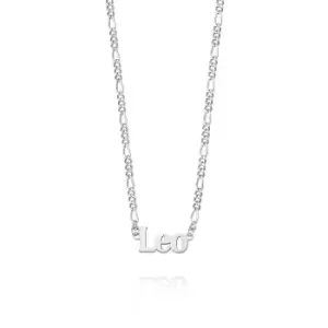 Image of Daisy London Jewellery 925 Sterling Silver Leo Zodiac Necklace Sterling Silver