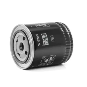 Image of MANN-FILTER Oil filter TOYOTA,INTERNATIONAL HARV. W 930/7 2720E6714A,1109A7 Engine oil filter