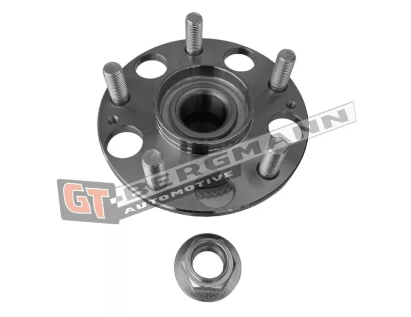Image of GT-BERGMANN GT24-135 Wheel bearing kit with lock nut, with ABS sensor ring Wheel Bearing Kit (654)