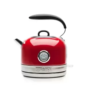 Image of Haden Jersey Fast Boil 1.5L Cordless Retro Dome Kettle 188854 in Red