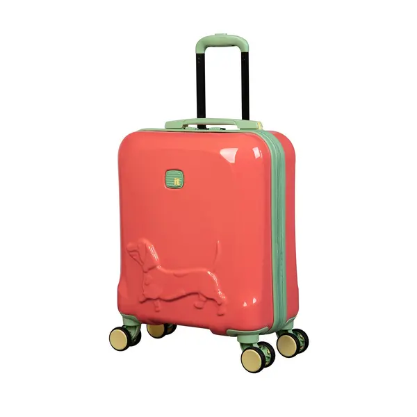 Image of IT Luggage Daxie VWWKT Hard Shell Coral Kiddies Suitcase