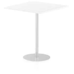 Image of Italia Poseur Table Square 10001000 Top 1145 High White