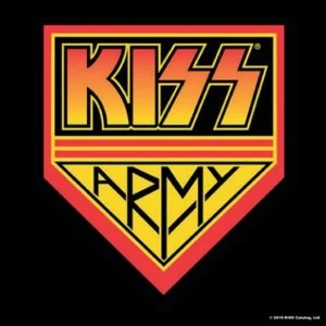 Image of KISS - Army Pennant Single Cork Coaster