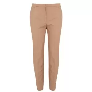 Image of Boss Tanito Slim Fit Trousers - Brown