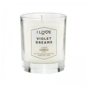 Image of I Love Violet Dreams Scented Candle 320g
