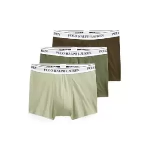 Image of Polo Ralph Lauren 3 Pack Logo Trunks - Green