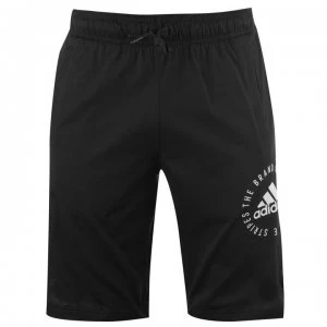 Image of adidas ID Logo Shorts Mens - Black
