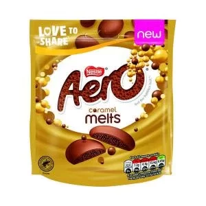 Image of Nestle Aero Melts Caramel Pouch Bag 86g 12500158 NL89895