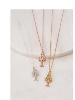 Image of By River By River Gold Plated Sterling Silver You'Re My Lobster Pendant Necklace