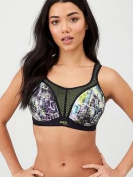 Image of Panache Sport Non Wired Sports Bra - Neon, Neon, Size 32E, Women