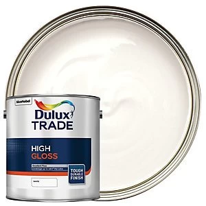 Image of Dulux Trade High Gloss Paint - White 2.5L