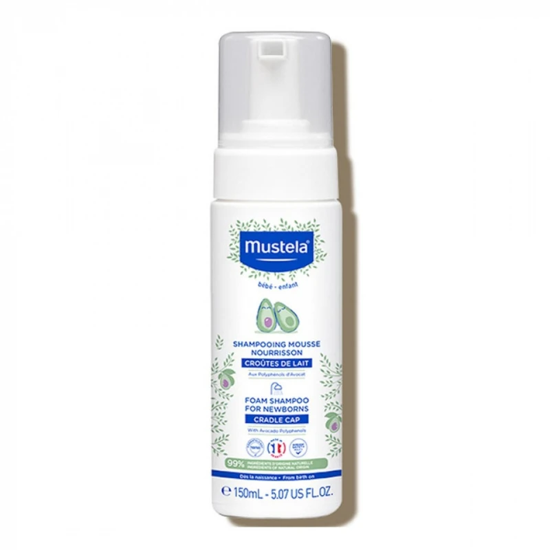 Image of Mustela Foam Shampoo For Newborns 150ml