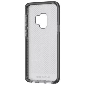 Image of tech21 Protective Samsung Galaxy S9 Case Thin Patterned Back Cover with FlexShock - Evo Check - Smokey Black