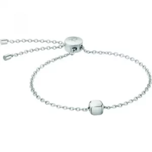 Image of Ladies Calvin Klein Stainless Steel Side Bracelet