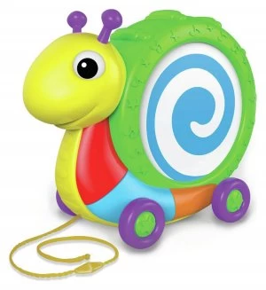 Image of Pull Along Snail Drum Playset.