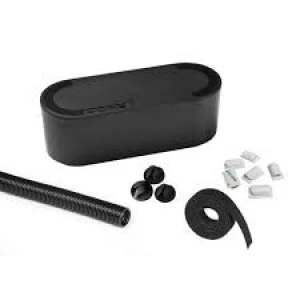 Image of D-Line Cable Management Desk Kit Small Black Ref CTDKSMLB