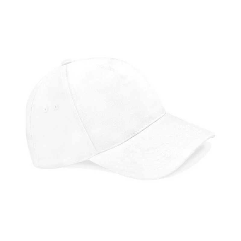 Image of Beechfield Beechfield Men Ultimate 5 Panel Cap in White White One Size Male 5063425297061