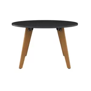 Image of Plateau Office Round Meeting Table - 1400mmX740mm - Anthracite