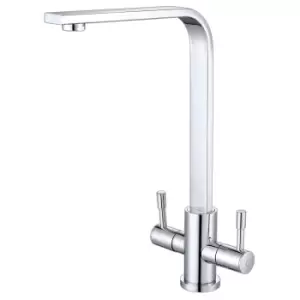 Image of Enza Ryde Dual Lever Kitchen Sink Mixer Tap