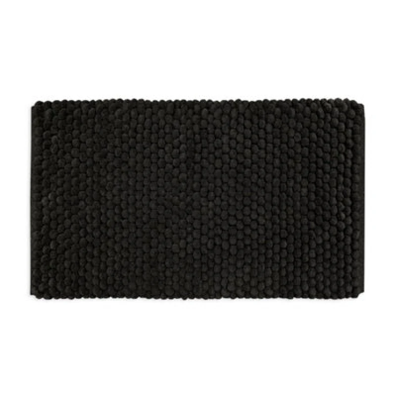 Image of Allure Bath Fashions Luxury Non Slip Chunky Bobble Bath Mat - Black
