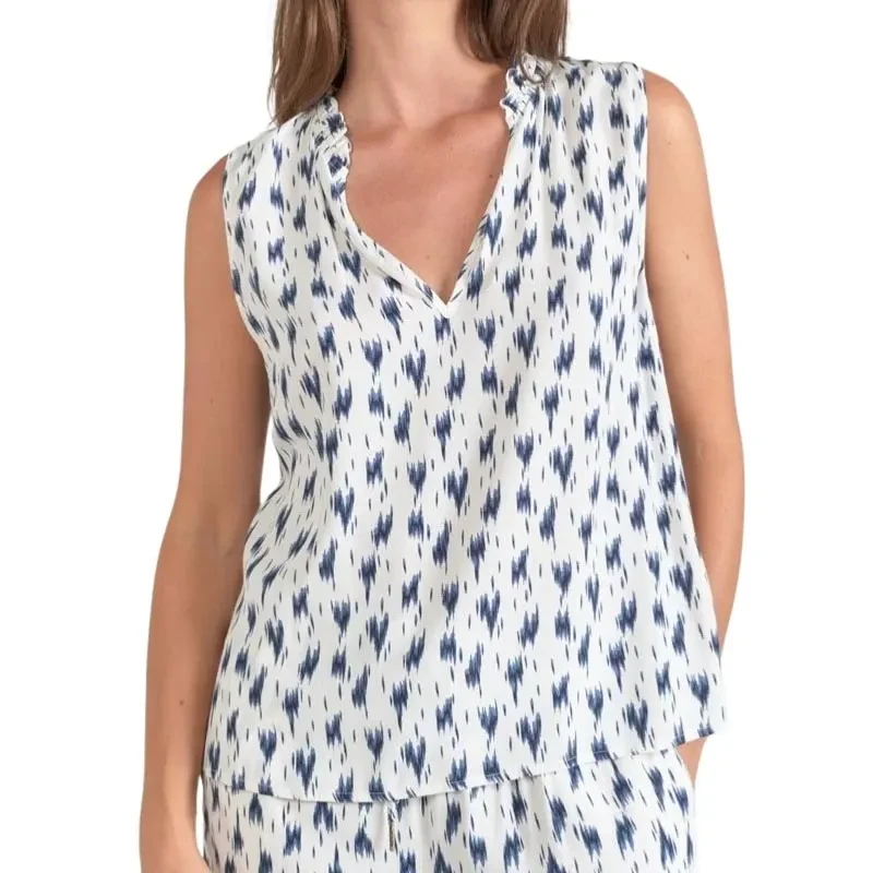 Image of Le Temps des cerises Womens T-Shirt Le Temps des cerises Rosita Bleu Female S