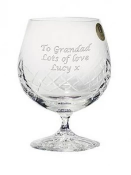 Image of Personalised Crystal Brandy Glass, Women